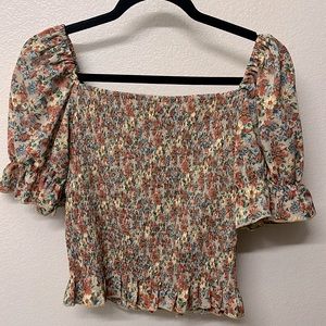 Colorful Floral Top